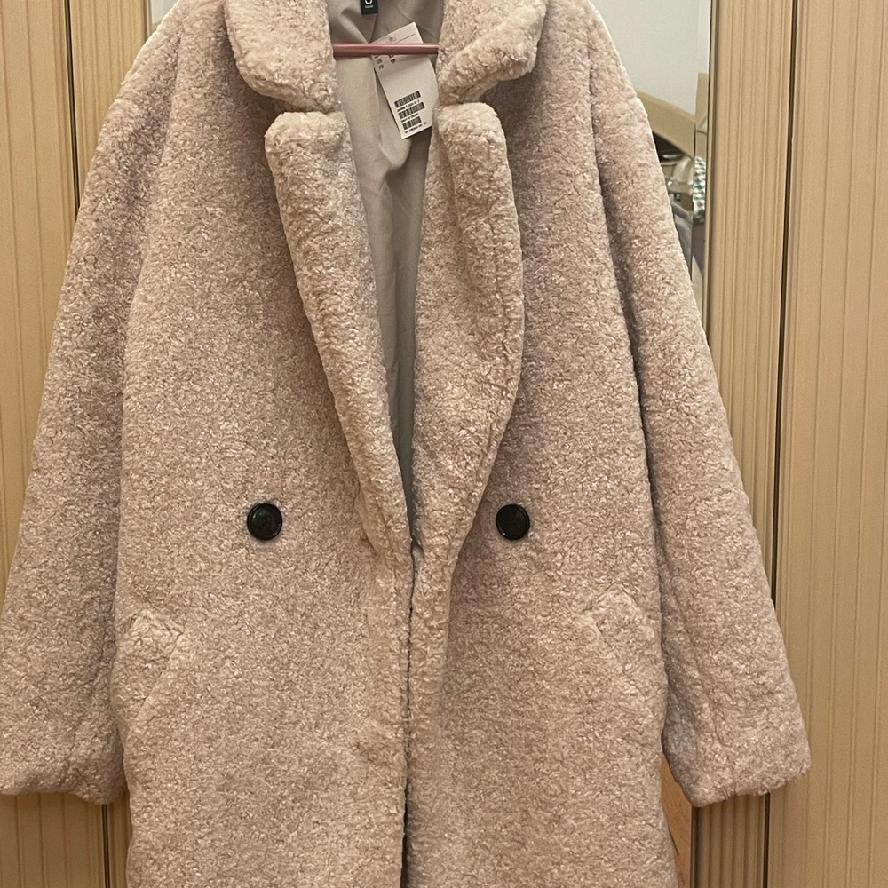 Faux fur jacket H&M